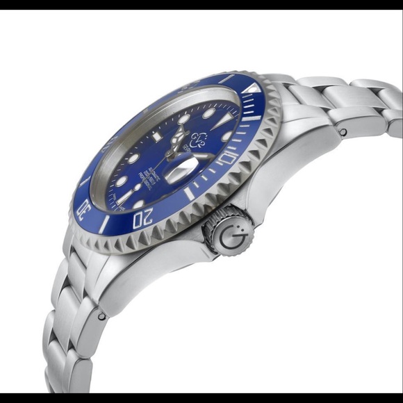 Gv2 By Gevril Liguria Automatic Blue Dial Sapphire - Picture 2 of 3